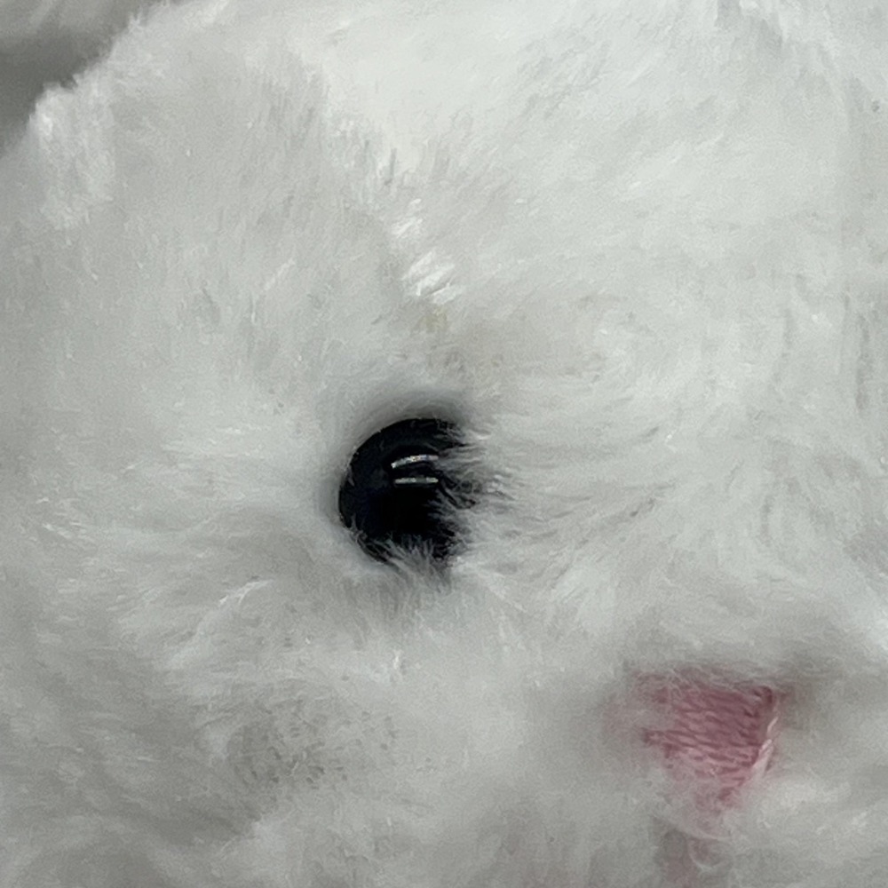 Vintage Carter's White Bunny Plush Rattle Pink Bow Embroidered Heart‎ Princess - Picture 14 of 16